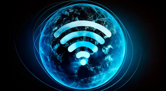 Sinal de wifi sobre o mundo representando o que é pdh e sdh